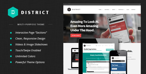 District WordPress Theme