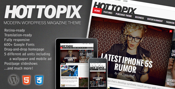 Hot Topix WordPress Theme